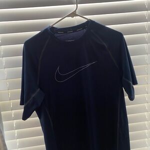 Navy Blue Nike pro drift shirt